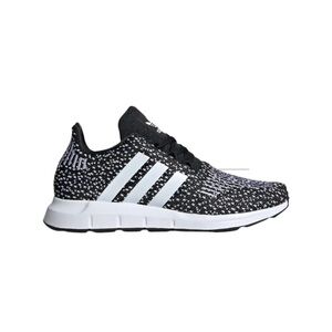 Adidas Swift Run | Black / White | Size 6Y (fits Women’s 7.5–8)